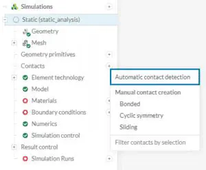 Automatic Contact Detection