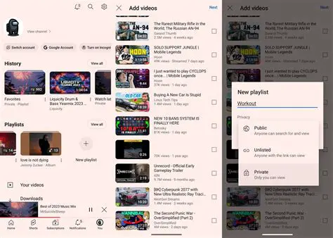 Browse and manage playlists and library