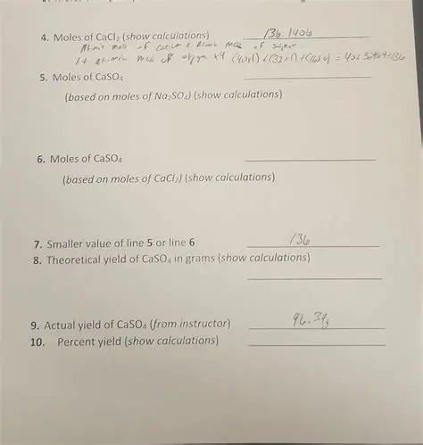 Calculating the Number of Moles of CaCl2 Required