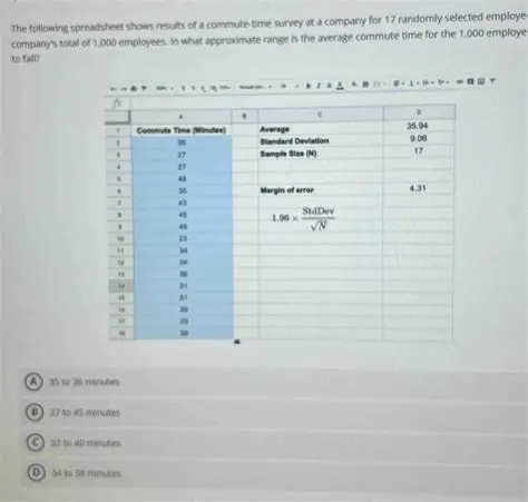 Calculating Total Commute Time