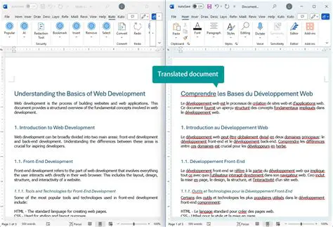 Comparison with Translated Text