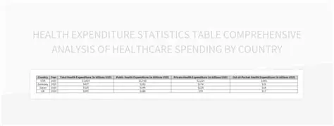 Comprehensive health statistics