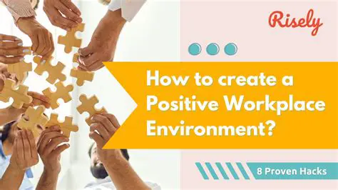 Create a work environment that supports the balance between work and personal life