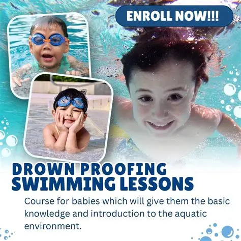 Enroll them in swimming lessons