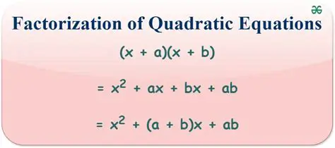 Factors of a Quadratic Expression