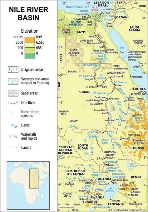 Geography and Features of the Nile River