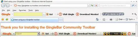 Key Features of GingleBar Toolbar