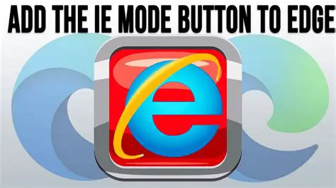 Key Features of IE Buttons