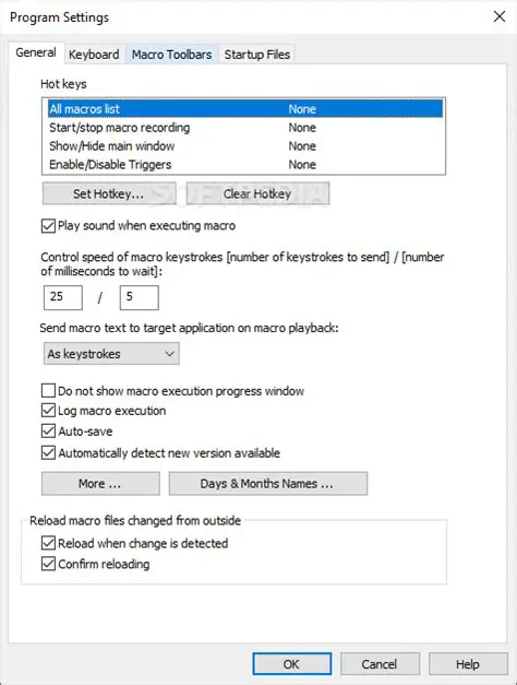 Key Features of Macro Toolworks Professional