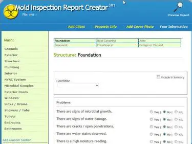 Key Features of Mold Inspection Report Creator