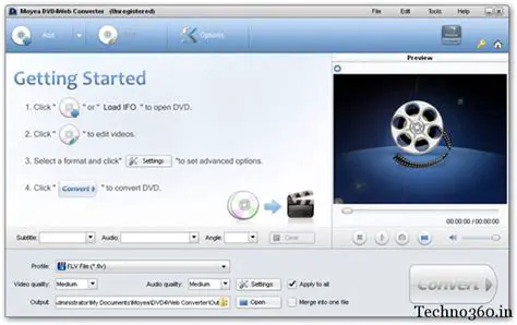 Key Features of Moyea DVD4Web Converter