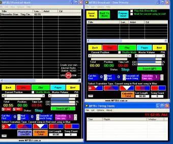 Key Features of MP3DJ Broadcast