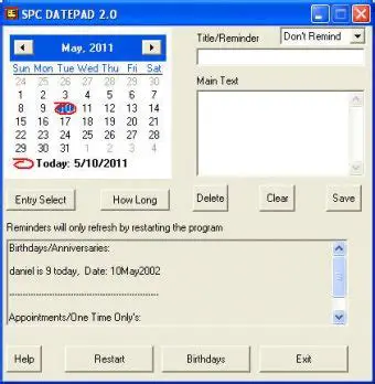 Key Features of SPC Datepad