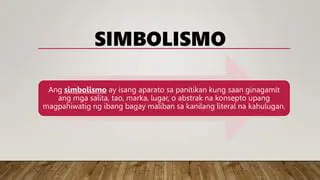 Mga Katangian ng Simbolismo sa Filipino