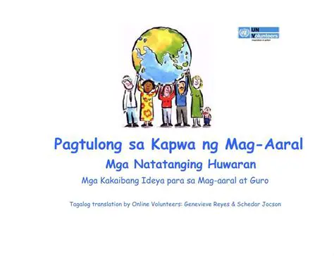 Mga Tungkol sa Pagtulong sa Kapwa