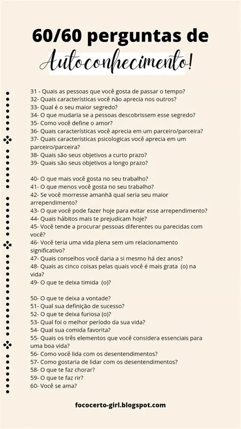 Perguntas e Respostas sobre a Autoestima