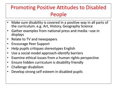 Promoting Positive Attitudes