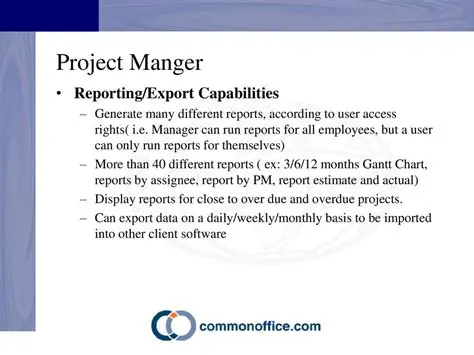 Report Export Capabilities