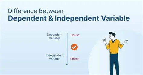 Representation of Independent and Dependent Variables