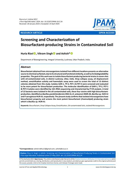 Screening and Characterization