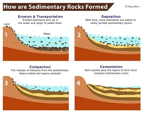 Sedimentary rock formation