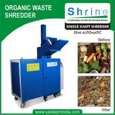 shaved organic waste chopper