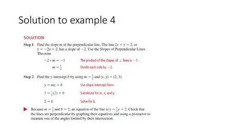Solution to Example Questions
