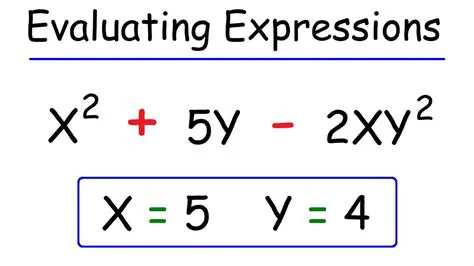 Solving Algebraic Expressions