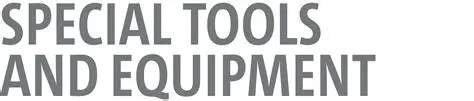 Special Tools and Equipment