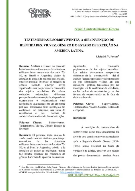 Testemunhas e sobreviventes