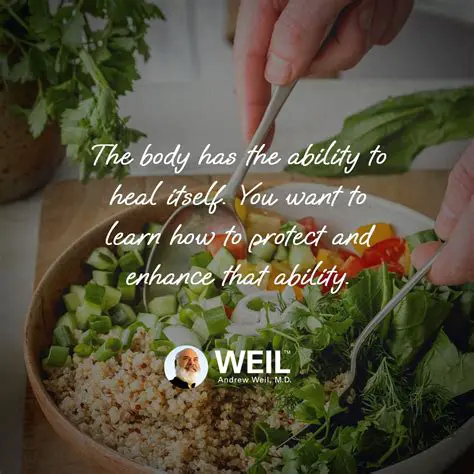 The body has the ability to heal itself
