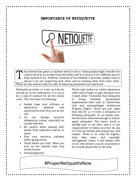 The Importance of Netiquette
