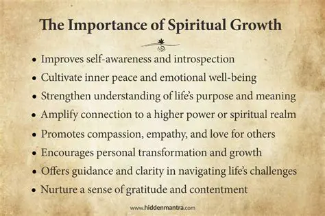 The Importance of Spiritual Growth