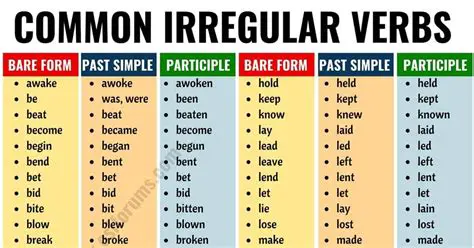 Types of Irregular Behavior