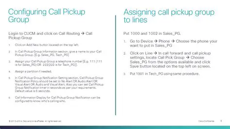 Understanding Call Pickup and Group Call Pickup