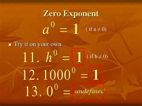 Understanding Zero Exponent