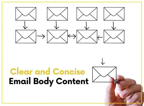 Use a clear and concise body