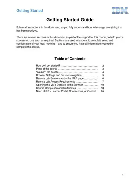 Why a Getting Started Guide is Necessary